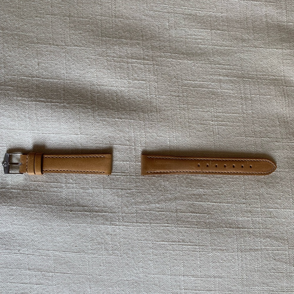 Shinola Gomelsky 16mm Leather Watch Strap